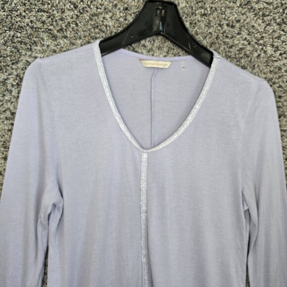 Soft Surroundings Top Womens PS Petite Small Lavender Sophia Swing Tunic‎ Casual - Picture 4 of 7